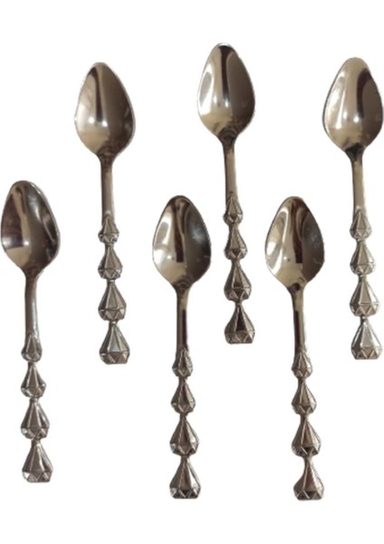 Pırlanta Model Paslanmaz Çelik 12'li Paket Çay Kaşığı fiyatları