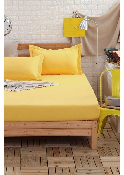 Çift Kişilik 180 x 200 Lastikli Çarşaf Seti %100 Pamuklu