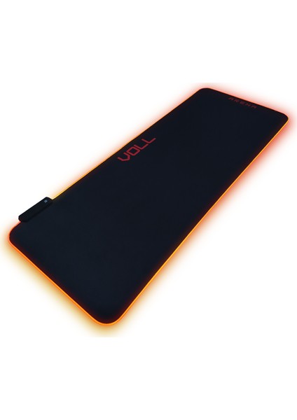 VOLL ARENA Mousepad 4Mm Kalın Rgb Siyah 800 X 300 Mm Gaming Oyuncu Gamer ULTRA PARLAK 13 MOD
