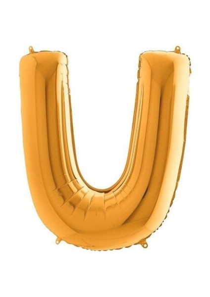 Folyo Balon Harf U Gold 102 cm