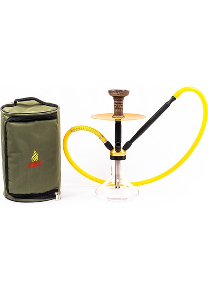 Armadillo 4 Çıkışlı Çantalı Nargile Seti