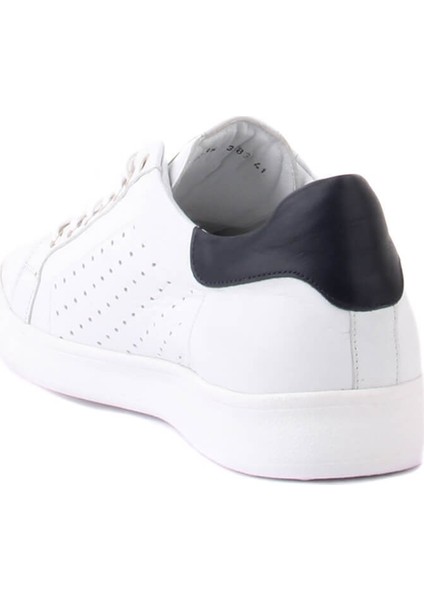 Sail Lakers - Beyaz Deri Beyaz Zımbalı Erkek Sneaker fırsatları