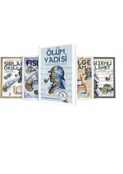 Sherlock Holmes Setisi Seti - 5 Kitap Takım - Kutulu