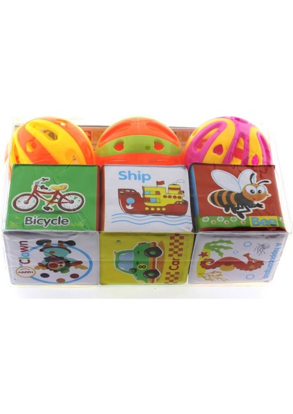 Temalı Yumuşak Küpler ve Çıngıraklı Toplar