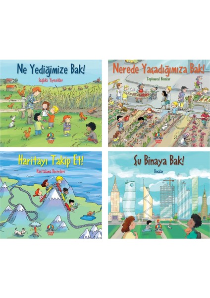 Bak Serisi / 7 + Yaş / 4 Kitap / Set / Yağmur Çocuk