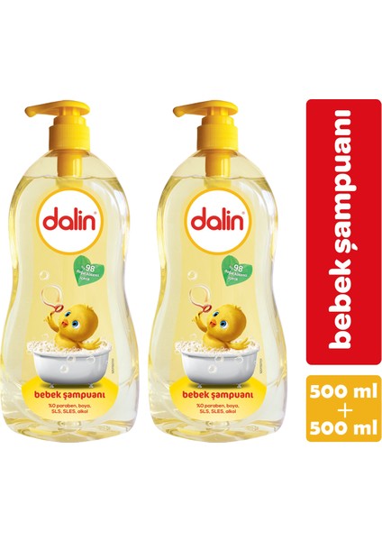 Klasik Bebek Şampuanı 500 ml 2 Adet