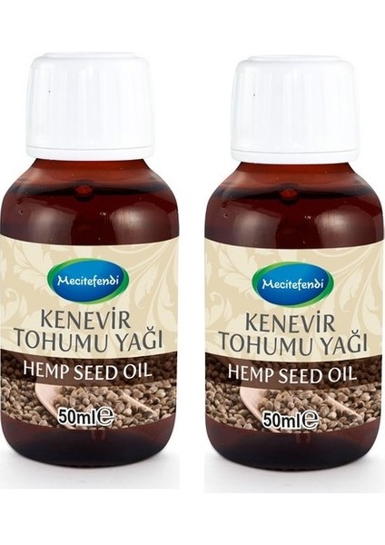Kenevir Tohumu Yağı 50 ml x 2