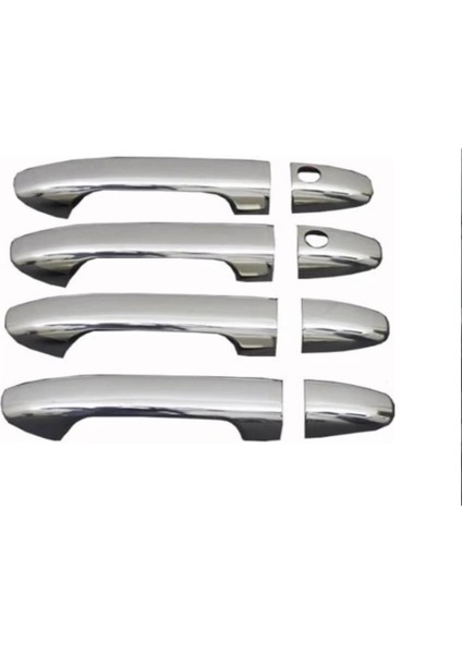 Vw Crafter Kapı Kolu 2006 Sonrası 4 Kapı Paslanmaz Çelik 8 Parça