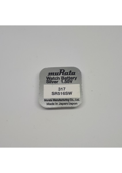 Murata-Sony 317 SR516SW 1,55V Saat Pili