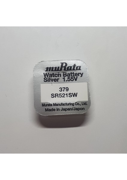 Murata-Sony 379 SR521SW 1,55V Saat Pili fiyatları