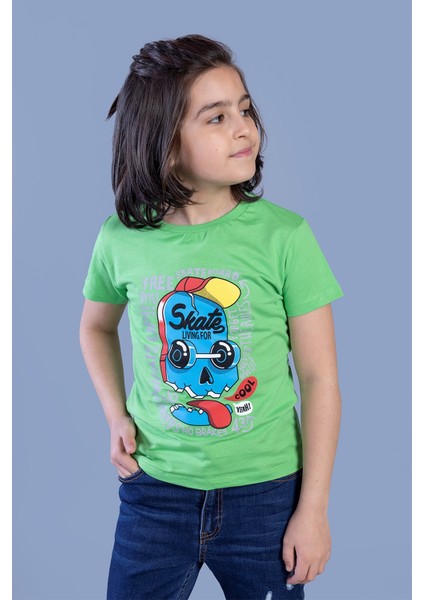 Toontoy Erkek Çocuk Baskılı Tişört