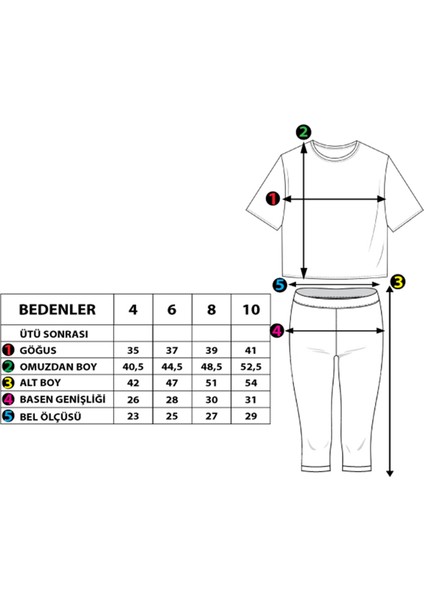 Toontoy Kız Çocuk Kesik Detaylı Baskılı Taytlı Takım fiyatları
