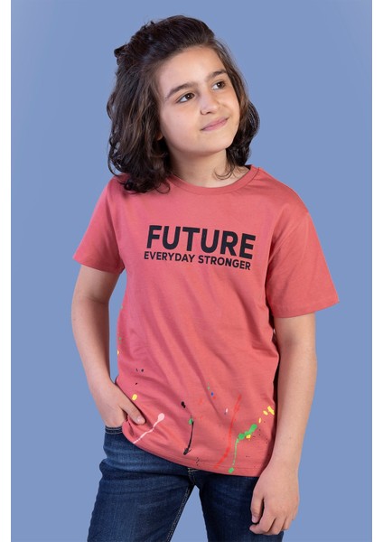 Toontoy Erkek Çocuk Püskürtme Baskılı Tişört