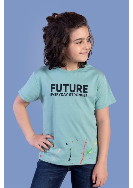 Toontoy Erkek Çocuk Püskürtme Baskılı Tişört