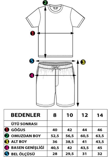 Toontoy Erkek Çocuk Garnili File Detaylı Baskılı Takım fiyatları
