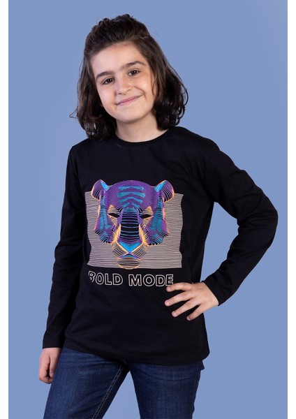 Toontoy Erkek Çocuk Kabartma Baskılı Tişört