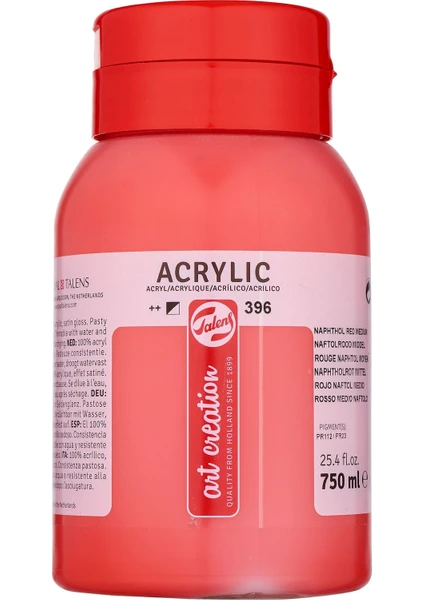 Art Creation Akrilik Boya 750 ml Naphtol Red Medium