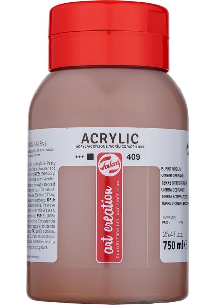 Art Creation Akrilik Boya 750 ml Burnt Umber