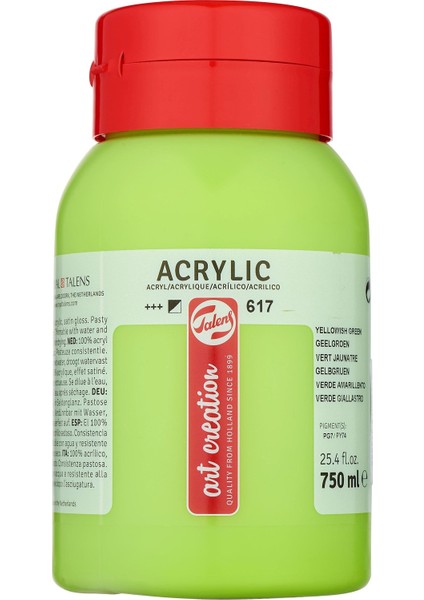 Art Creation Akrilik Boya 750 ml Yellowish Green