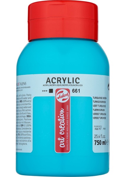 Art Creation Akrilik Boya 750 ml Turquoise Green