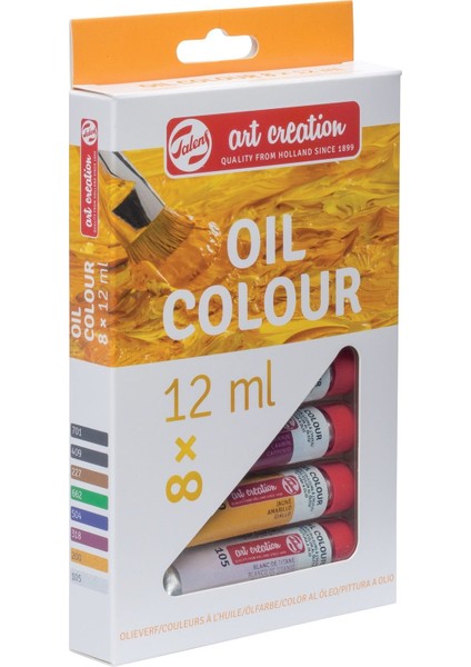 Art Creation Yağlı Boya Seti 12 ml Tüp x 8 Renk