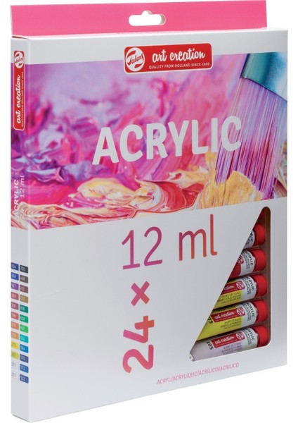 Art Creation Akrilik Boya Seti 12 ml Tüp x 24 Renk