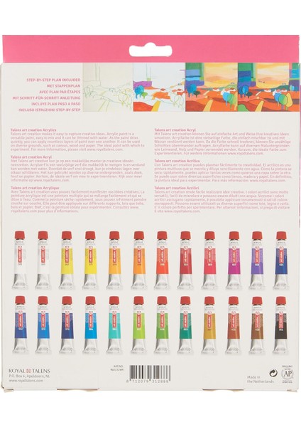 Art Creation Akrilik Boya Seti 12 ml Tüp x 24 Renk modelleri