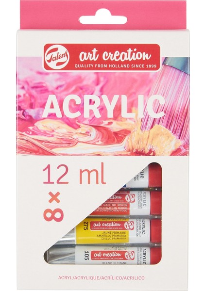 Art Creation Akrilik Boya Seti 12 ml Tüp x 8 Renk fiyatları