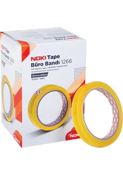 Büro Bandı 12 x 66 mm 12'li 5 Kutu