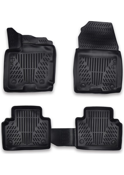 Ford Tourneo Courier (2014-..) İle Uyumlu - Araca Özel 3D Paspas - PSN112 2015,2016,2017,2018,2019,2020,2021,2022