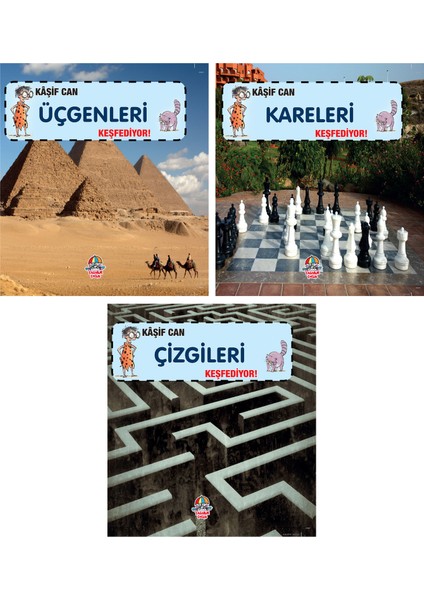 Kaşif Can Serisi / 8 + Yaş / 3 Kitap / Set / Yağmur Çocuk