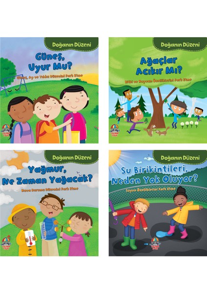 Doğanın Düzeni Serisi / 6 + Yaş / 4 Kitap / Set / Yağmur Çocuk