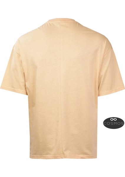 Oversize T-Shirt Sırt Dikiş Detaylı
