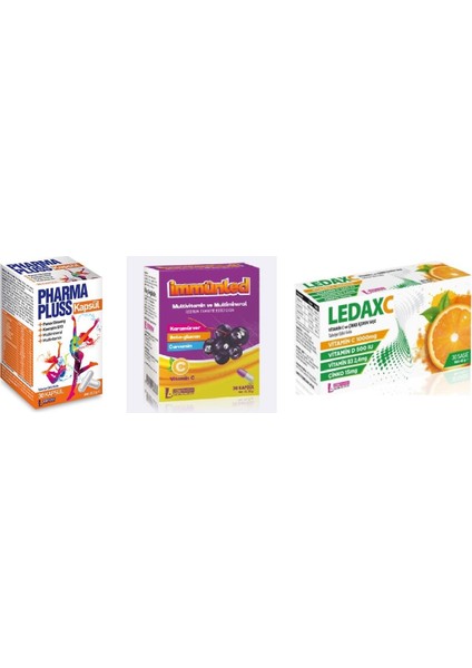 Pharmaplus + Ledax C + Immunled Takviye Edici Gıda