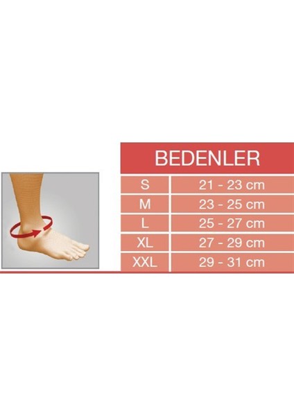 ® Orx-A 723 FOOT Guard Afo (Yatan Hastada Ayağın Pozisyonunu Korumak Için Kullanılır.)