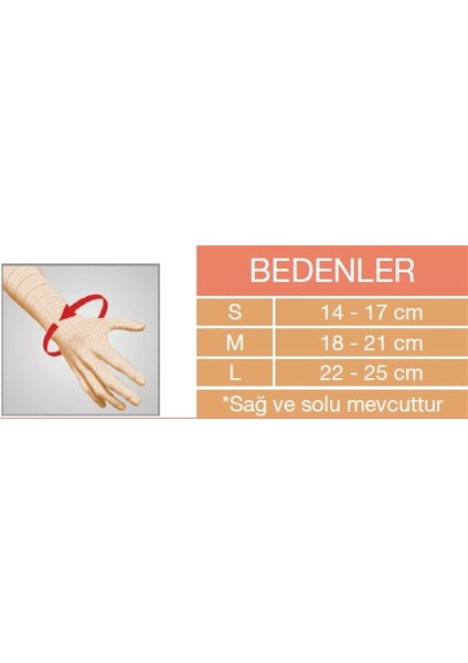 Orlex® Termoplastik El Bilek Ateli ( Sağ El )   Orx-Te 86