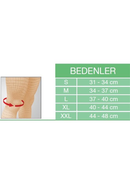 Örme Patella Destekli Dizlik Orlex® Orx-Dz 29 modelleri