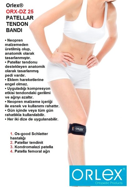 Patellar Bandı Orlex® Orx-Dz 25