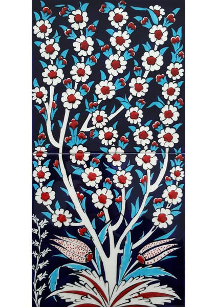 - 20*40 Cm. El Dekoru Iznik Çinisi
