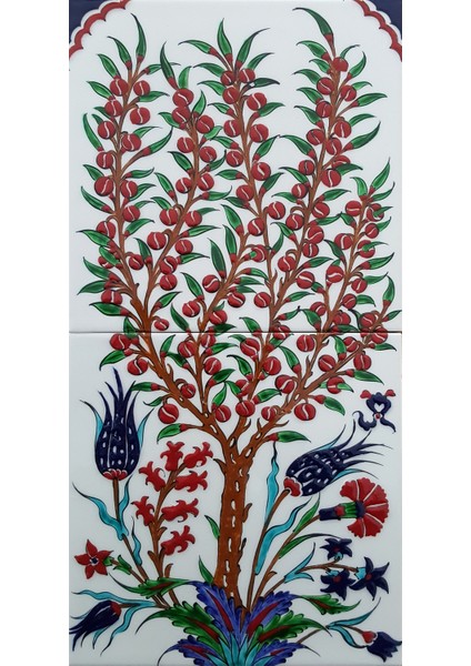 - 20*40 Cm. El Dekoru Iznik Çinisi