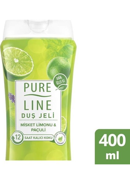 Pureline Duş Jeli Misket Limonlu ve Paçuli 400 ml