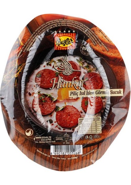 Sucuk Hünkar Vakumlu 220 gr