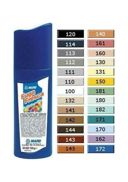 Mapeı Fuga Fresca Derz Temizlik Boyası 112 Orta Gri /160 gr fiyatları
