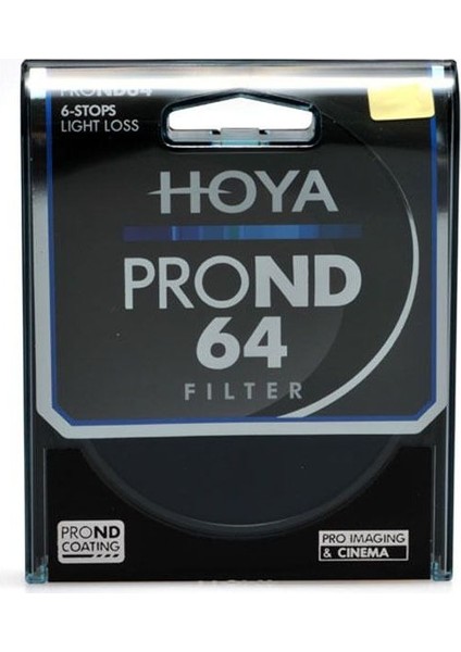 49 mm Pro Nd 64 Filtre (6 Stop)