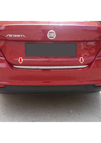 Fiat Egea Sedan Krom Bagaj Alt Çıta Çelik Şerit