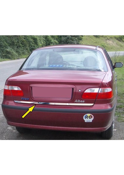 Fiat Albea Krom Bagaj Alt Çıta 2002-2011 Çelik Şerit