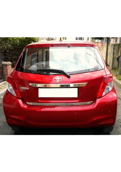 Toyota Yaris Krom Bagaj Alt Çıtası 2010-2014 Çelik Yıldız modelleri