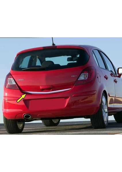 Opel Corsa D Krom Bagaj Alt Çıta 2006-2013 Arası Ataturk modelleri