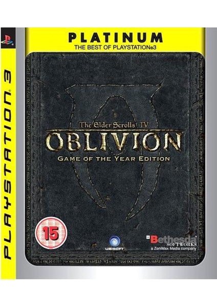 The Elder Scrolls Iv Oblivion Game Of Year Edition Platinum Ikinci El Ps3 Oyun