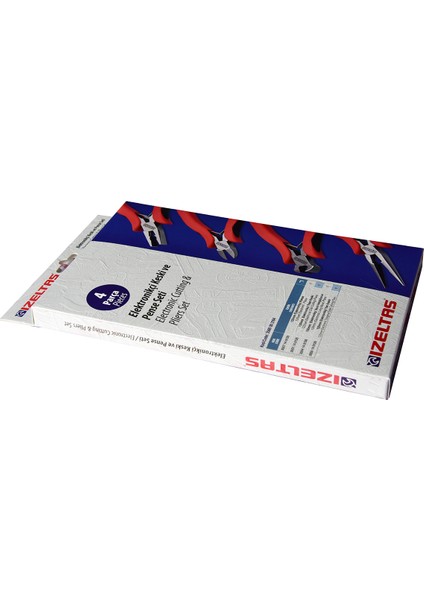 -3560002104-4 Parça Elektronikçi Keski ve Pense Seti